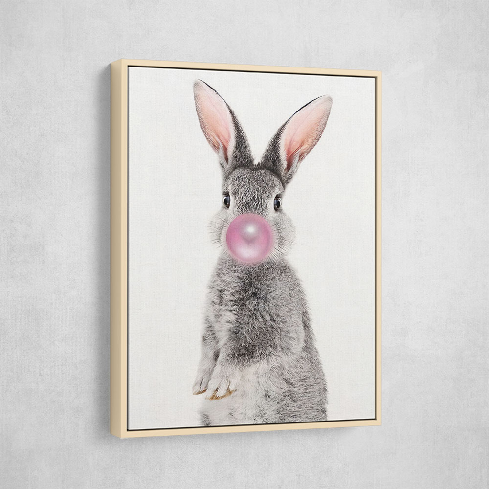 Grey Rabbit Bubble Gum