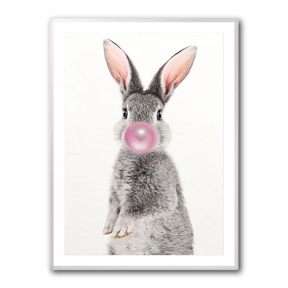 Grey Rabbit Bubble Gum