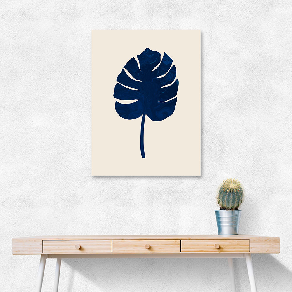 Monstera Marble Blue