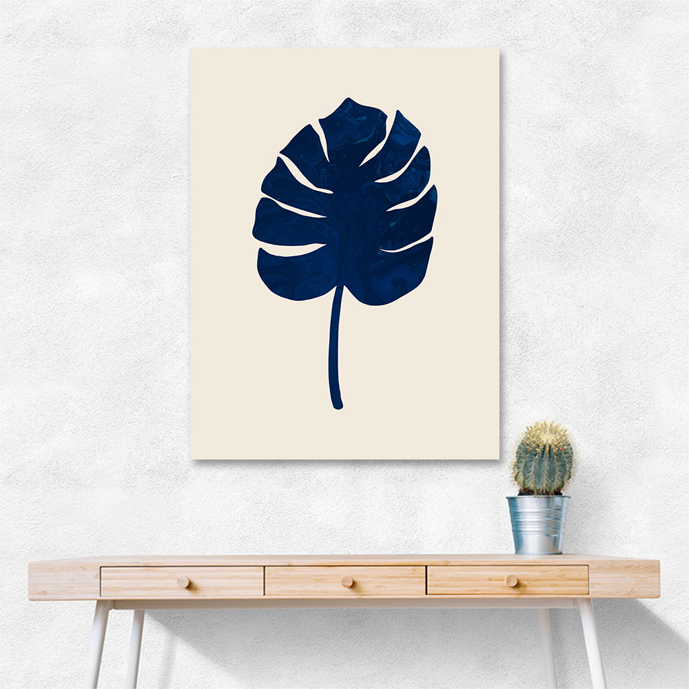 Monstera Marble Blue