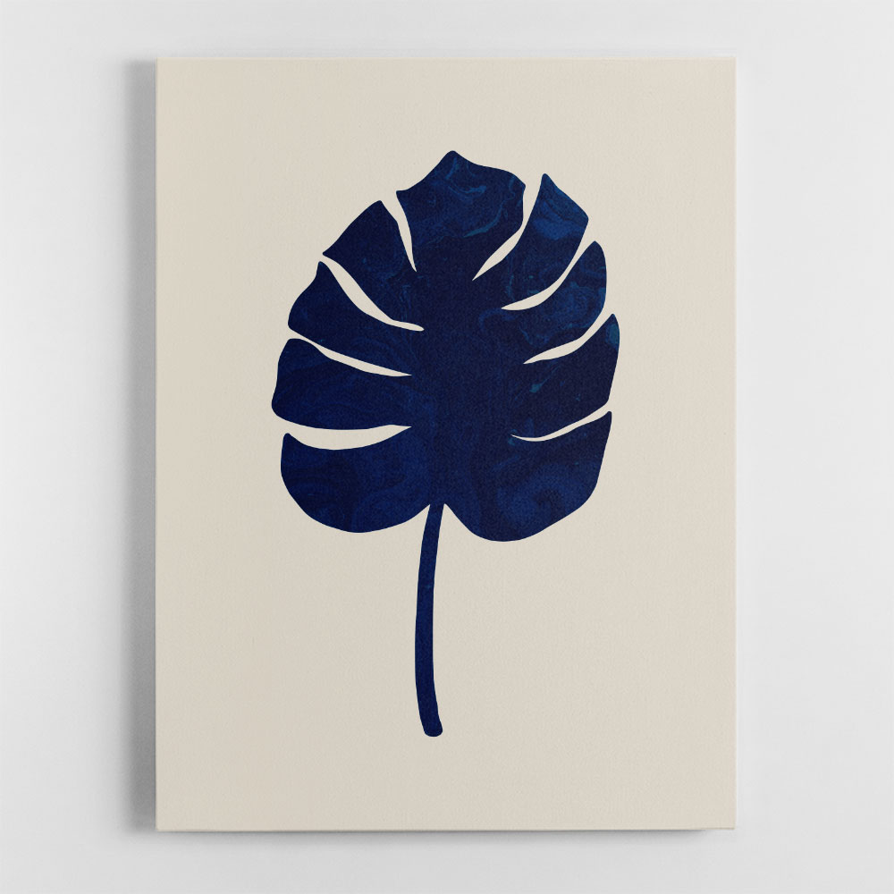 Monstera Marble Blue