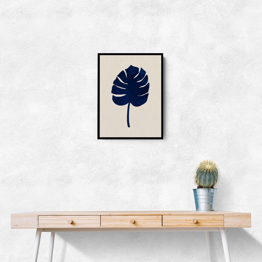 Monstera Marble Blue