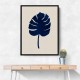 Monstera Marble Blue