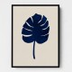 Monstera Marble Blue