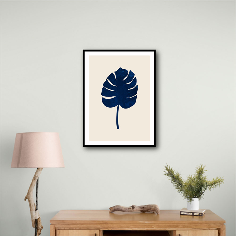 Monstera Marble Blue