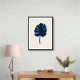 Monstera Marble Blue