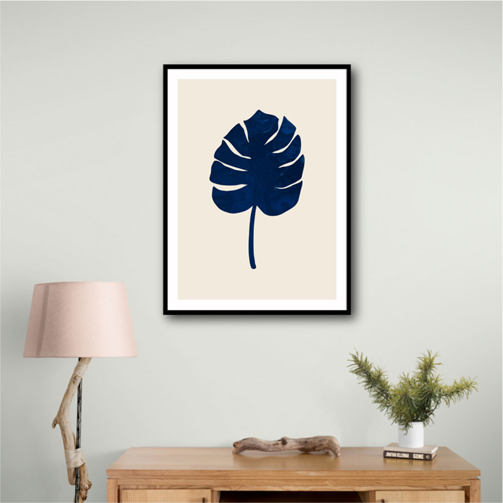 Monstera Marble Blue