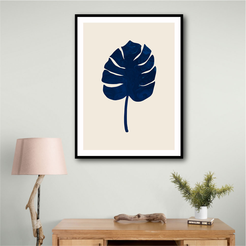 Monstera Marble Blue