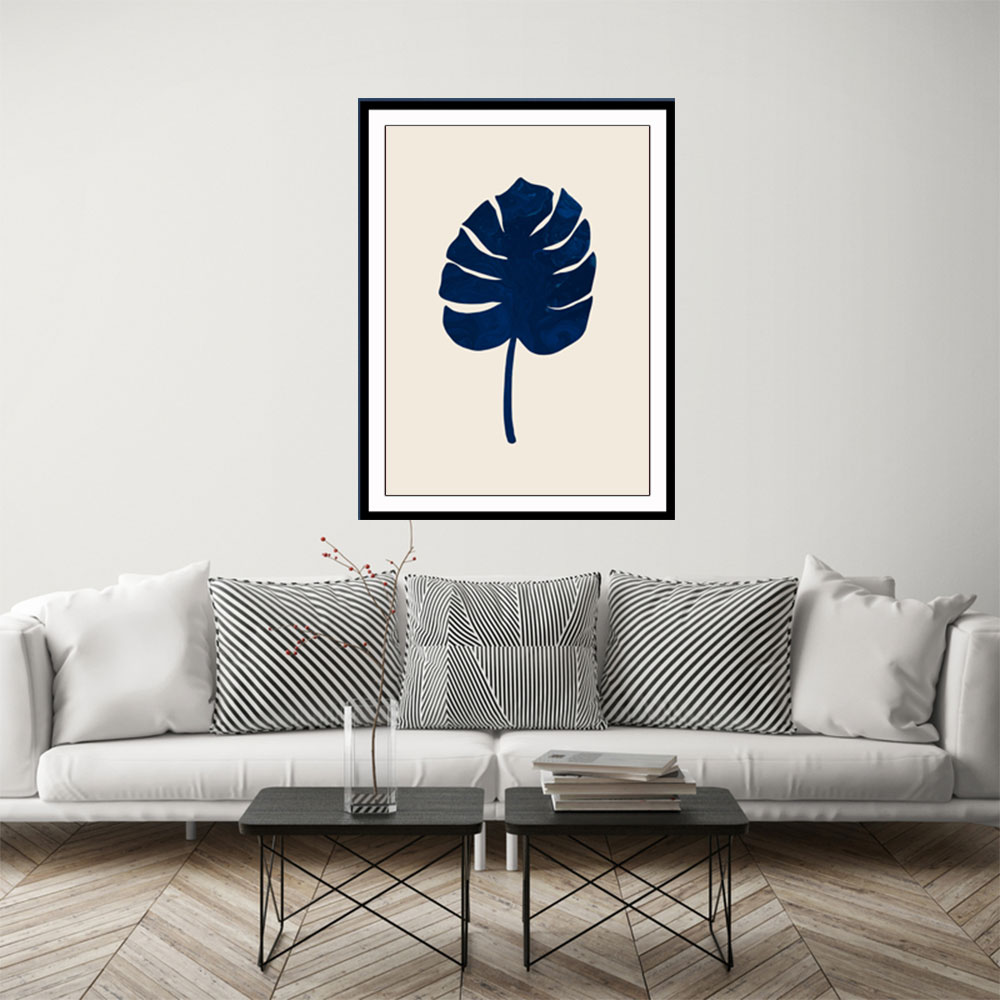 Monstera Marble Blue