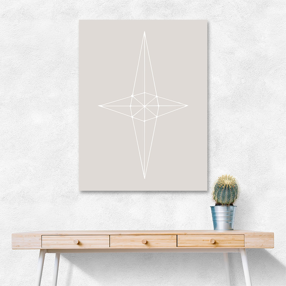 Grid Star Grey