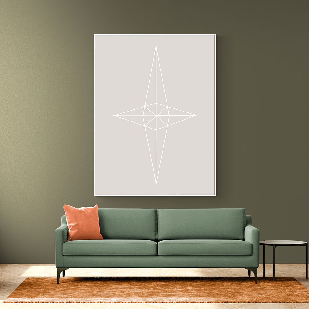 Grid Star Grey