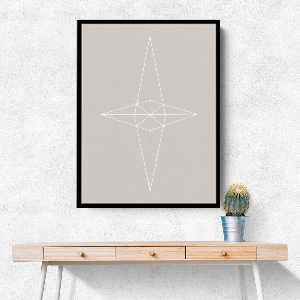 Grid Star Grey Grid Star Grey