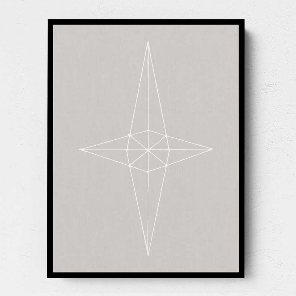 Grid Star Grey Grid Star Grey