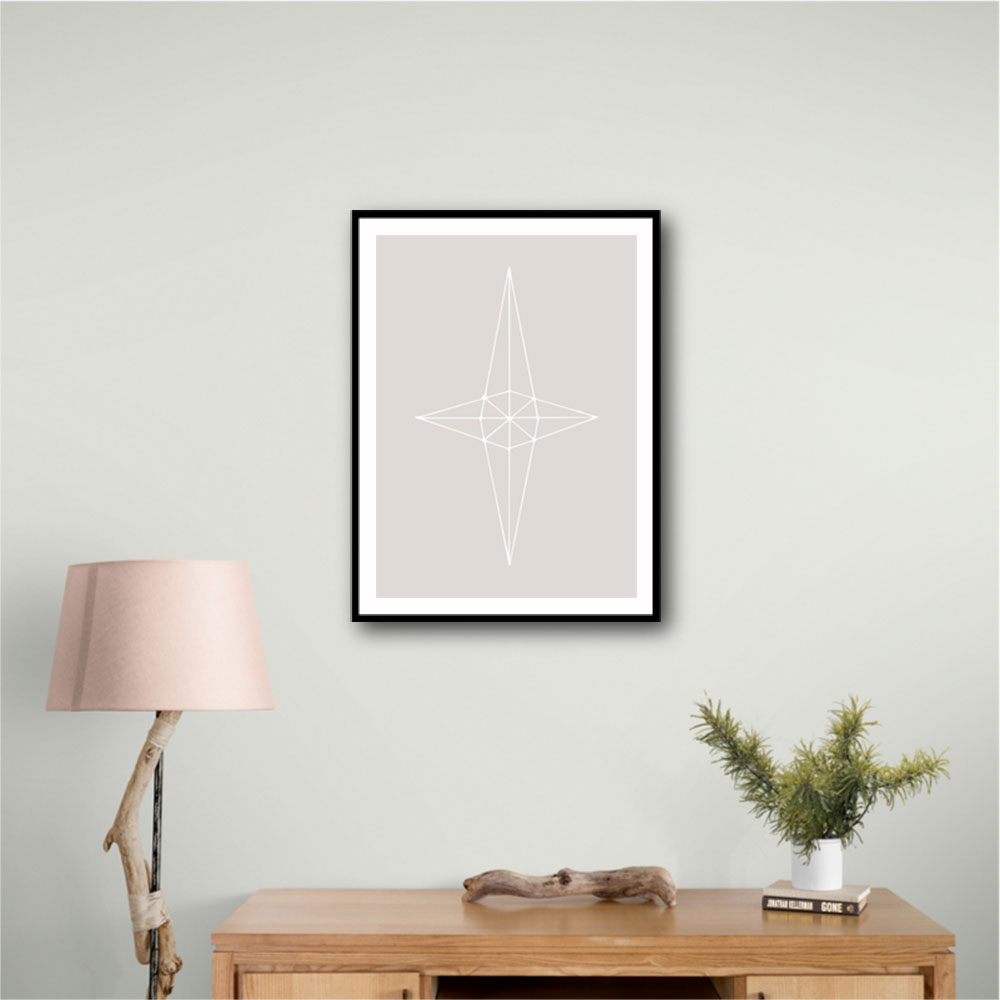 Grid Star Grey Grid Star Grey