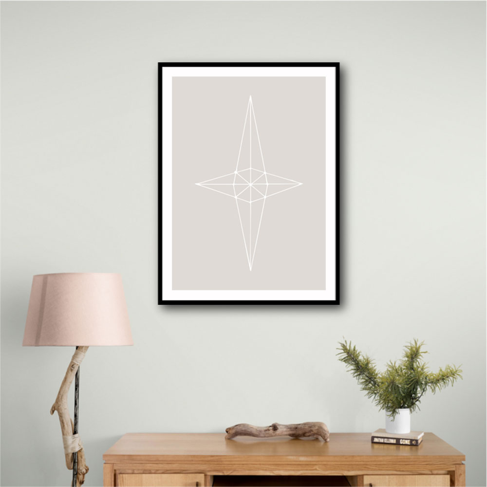 Grid Star Grey Grid Star Grey