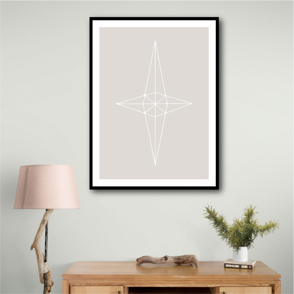 Grid Star Grey Grid Star Grey