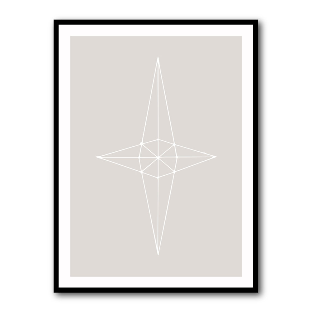 Grid Star Grey Grid Star Grey
