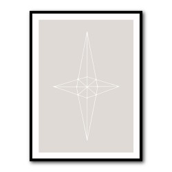 Grid Star Grey