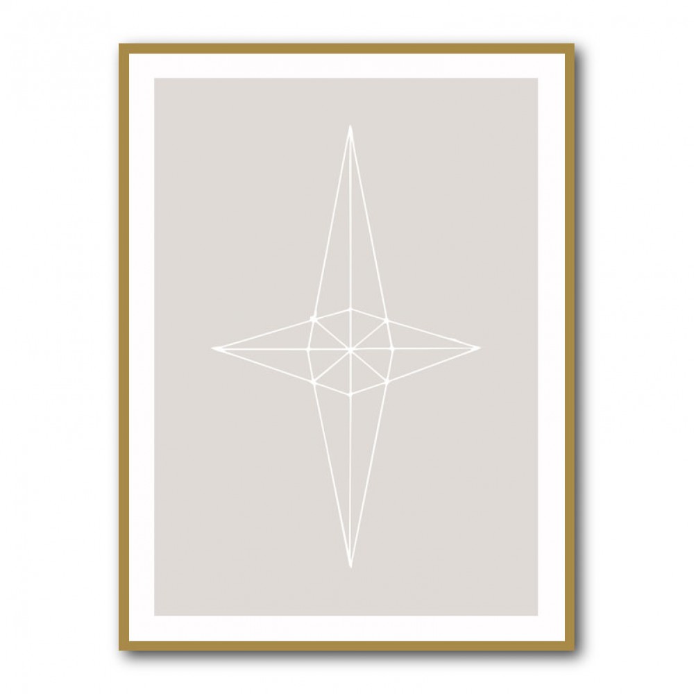 Grid Star Grey Grid Star Grey