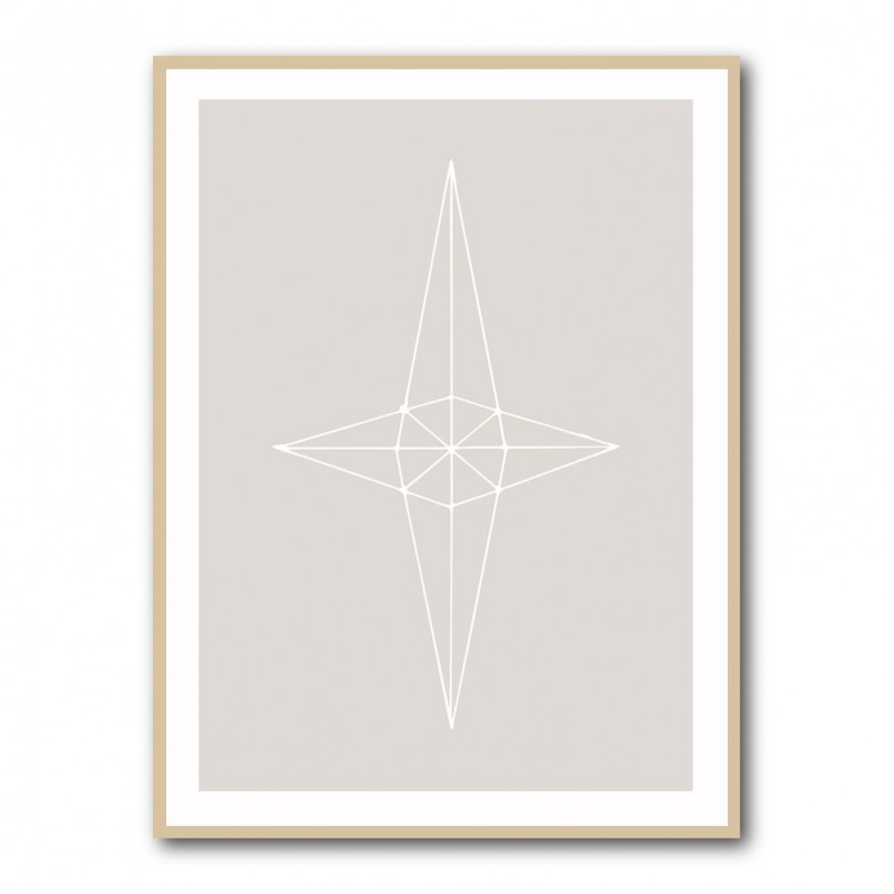 Grid Star Grey Grid Star Grey