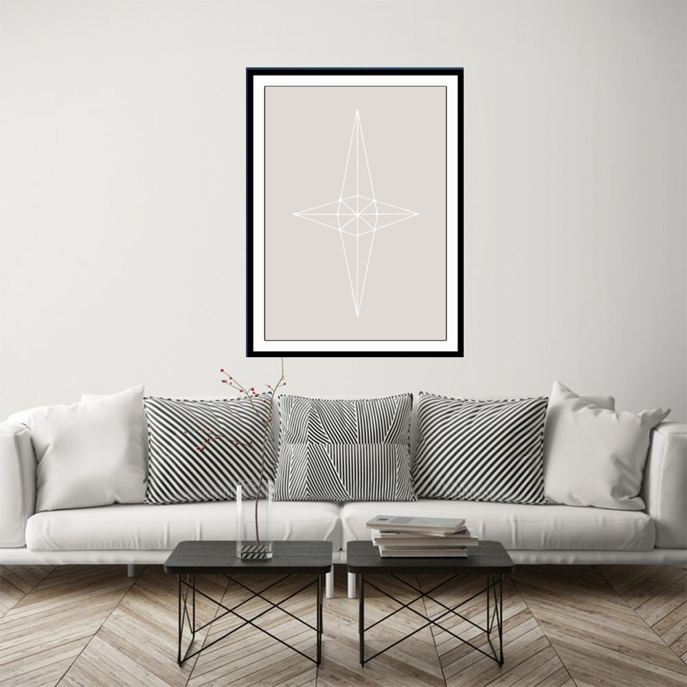 Grid Star Grey Grid Star Grey