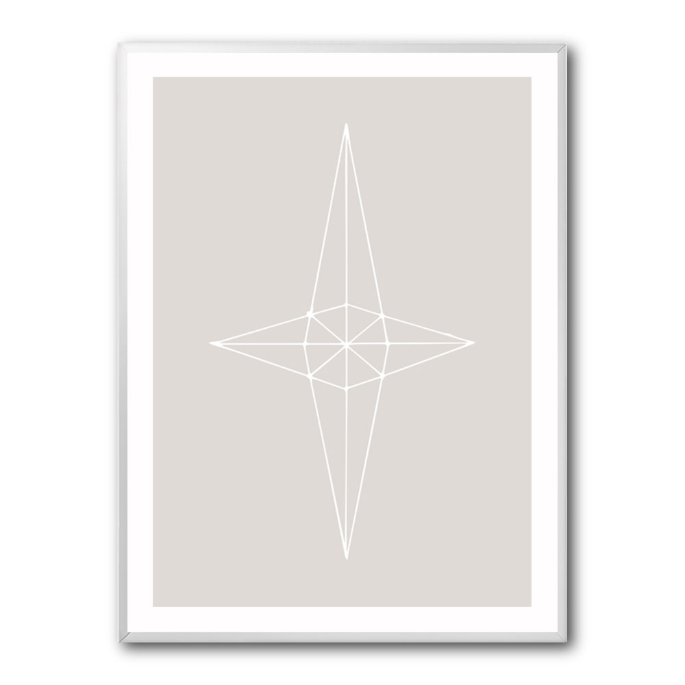 Grid Star Grey Grid Star Grey