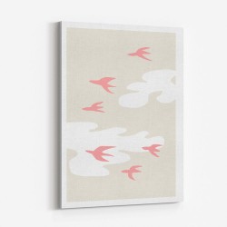 Pink Birds Wall Art