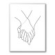 Holding Hands Line Art