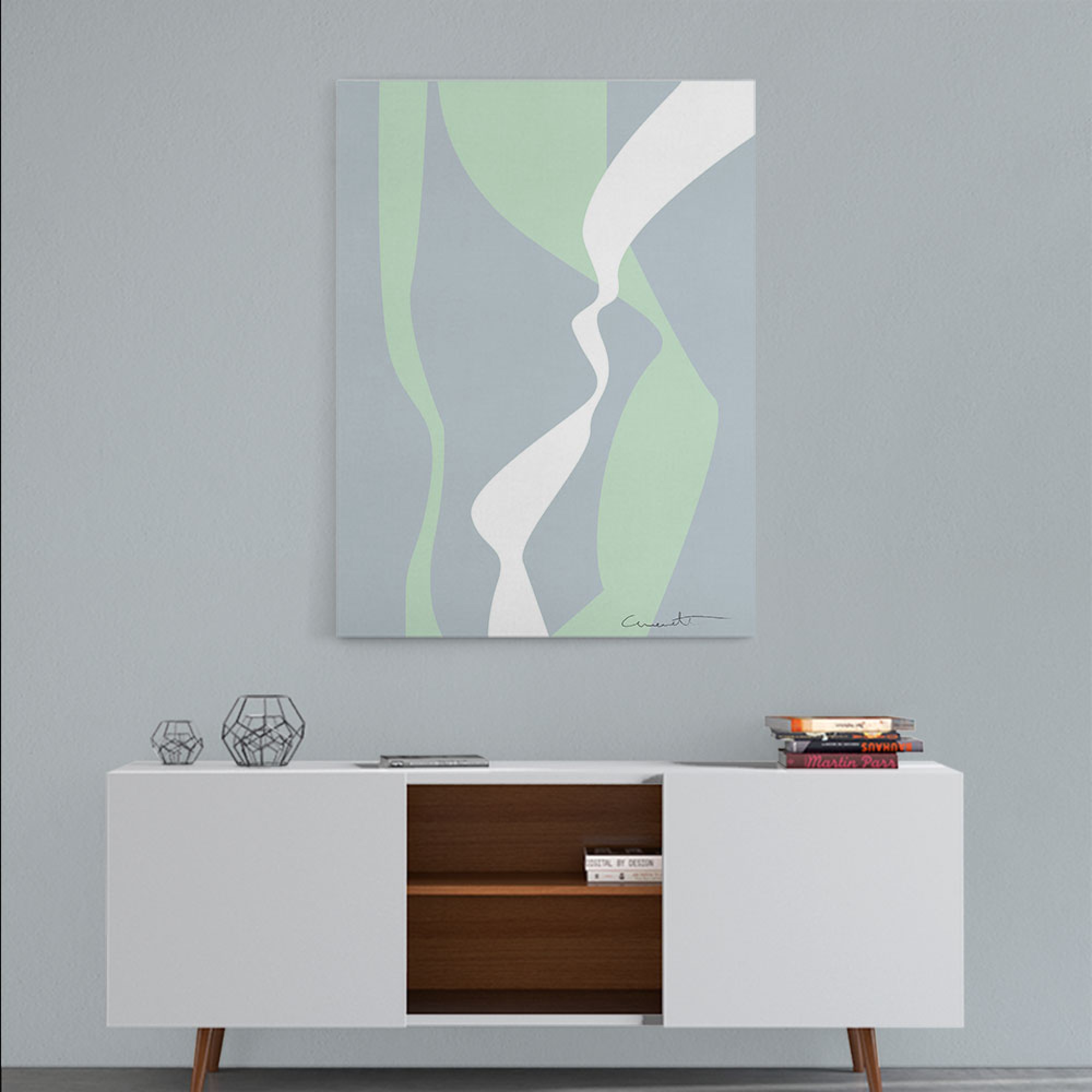 Wavey Track System Wavy Tracks Wall Art