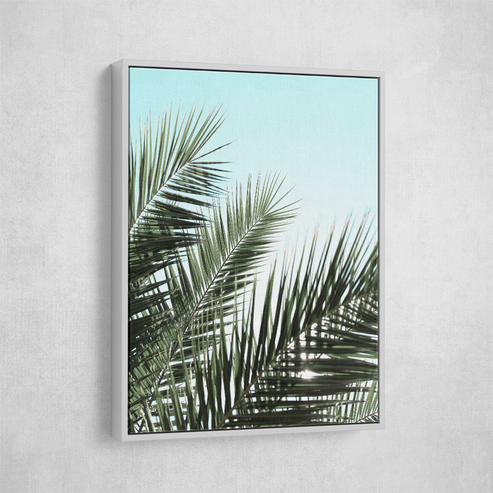 Palm leaves, sky 1