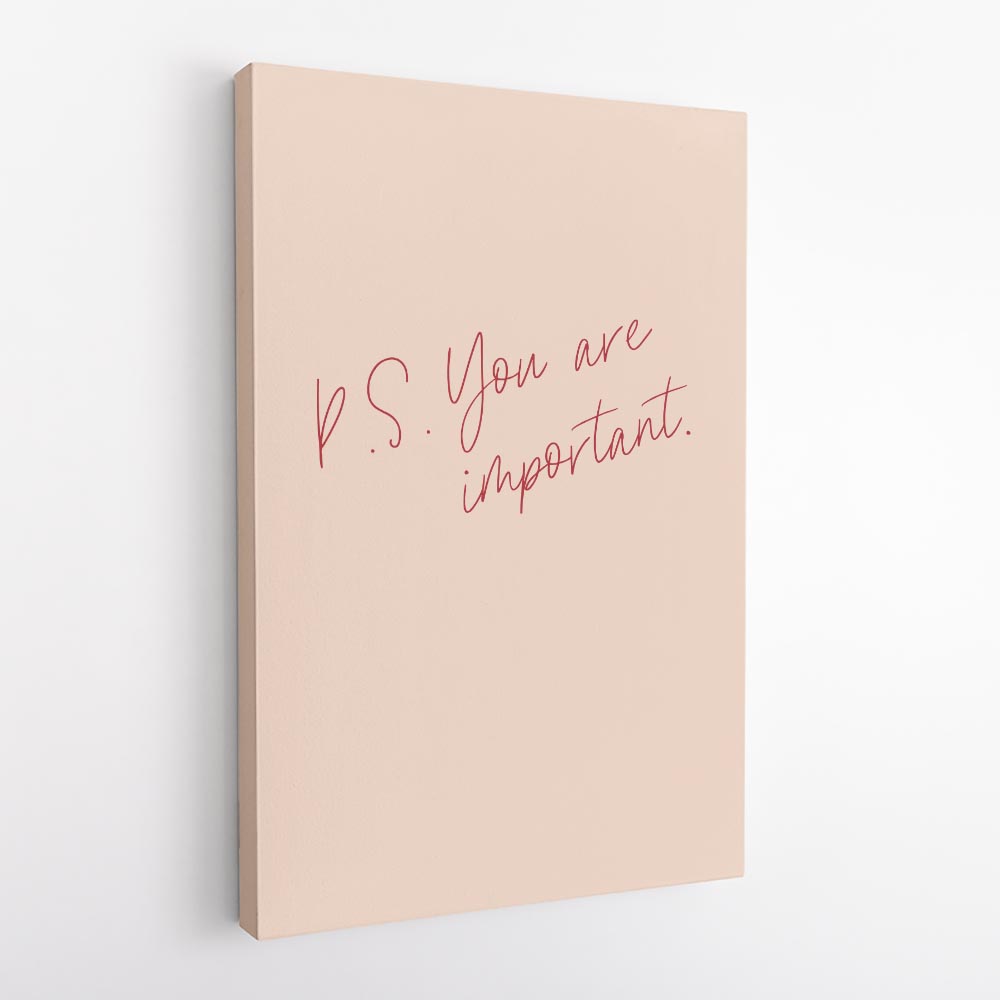 P.S. You Are Important