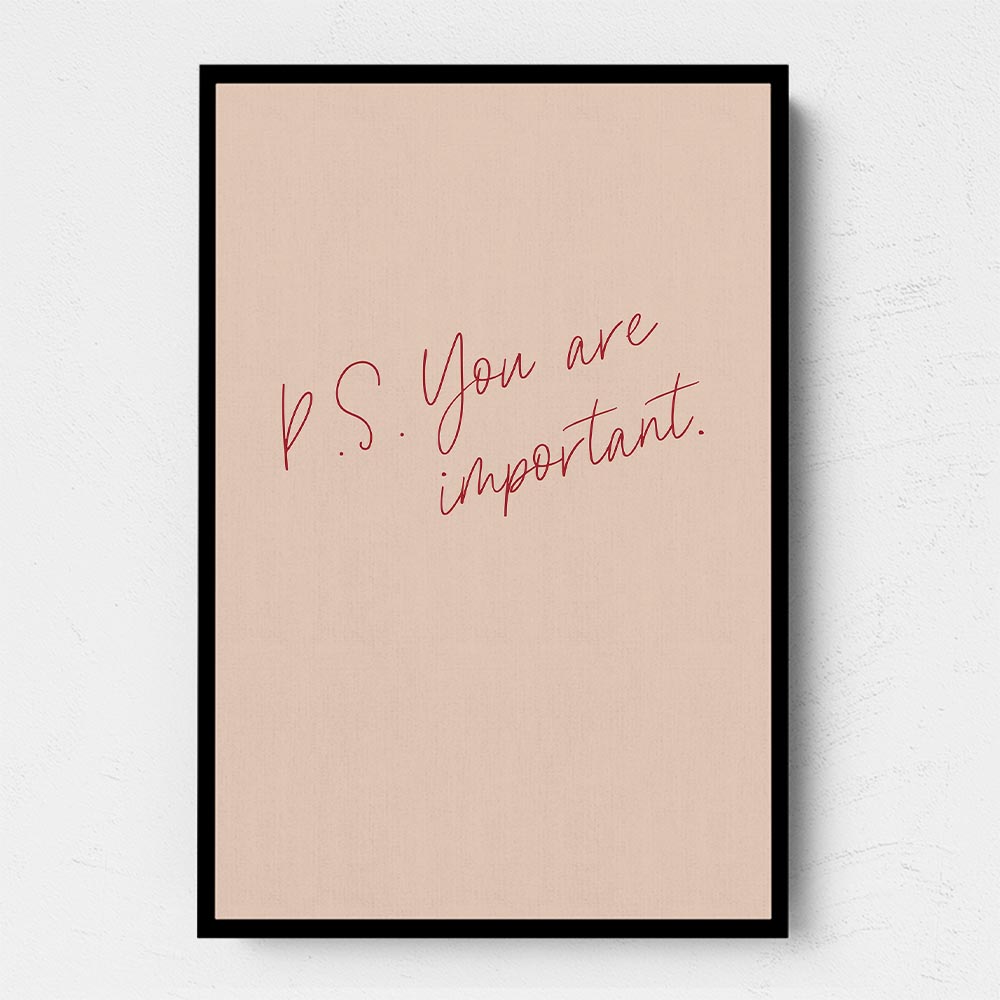 P.S. You Are Important