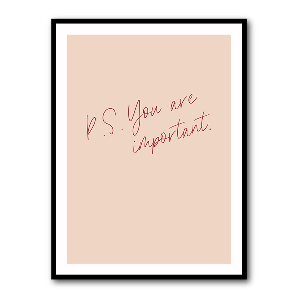 P.S. You Are Important