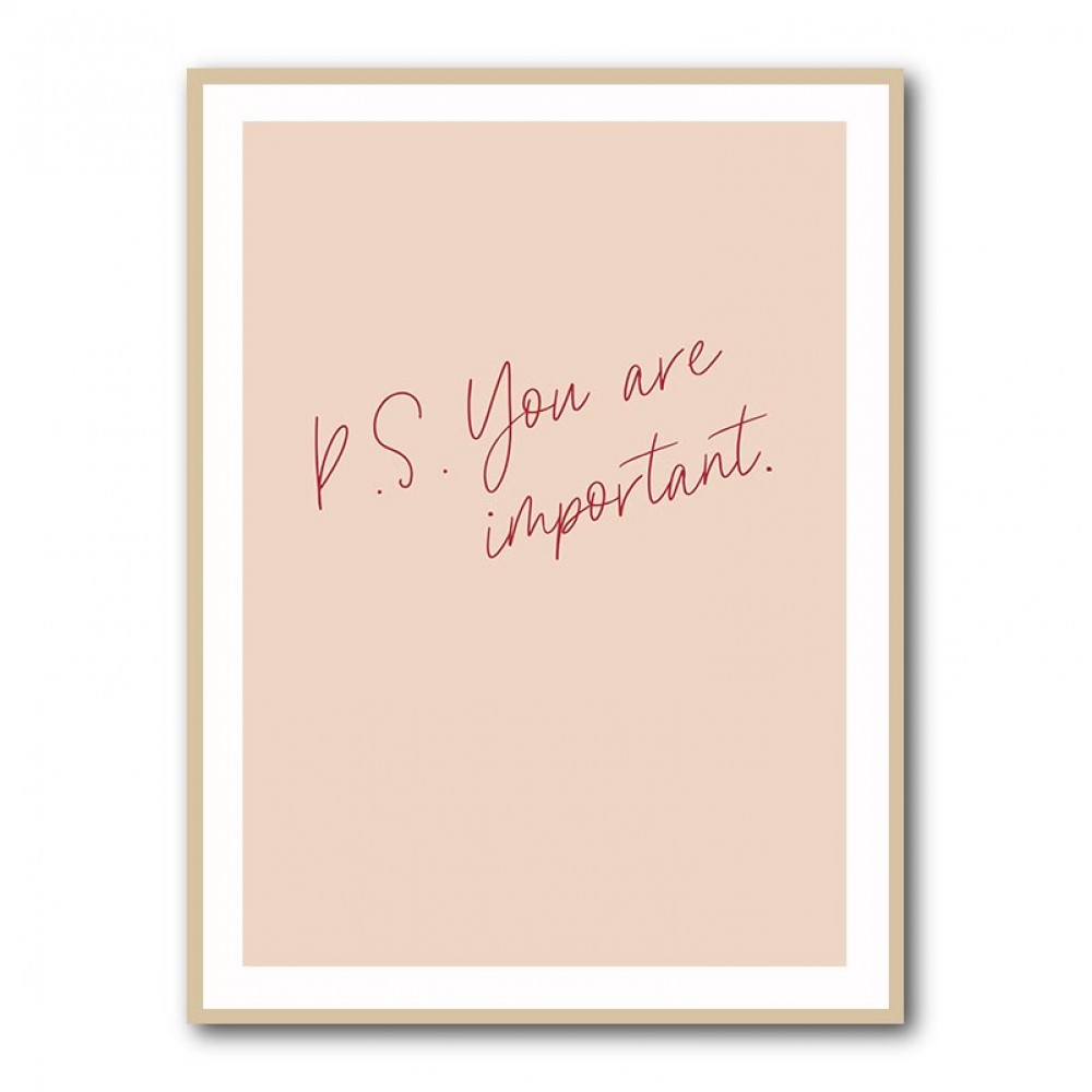 P.S. You Are Important