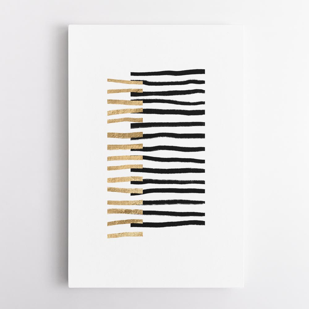 Gold on Black Lines Gold on Black Lines