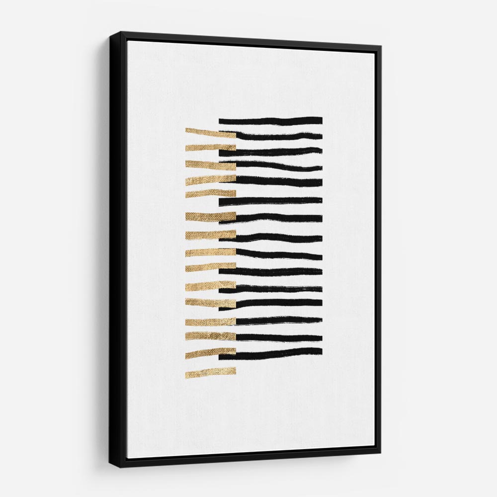 Gold on Black Lines Gold on Black Lines