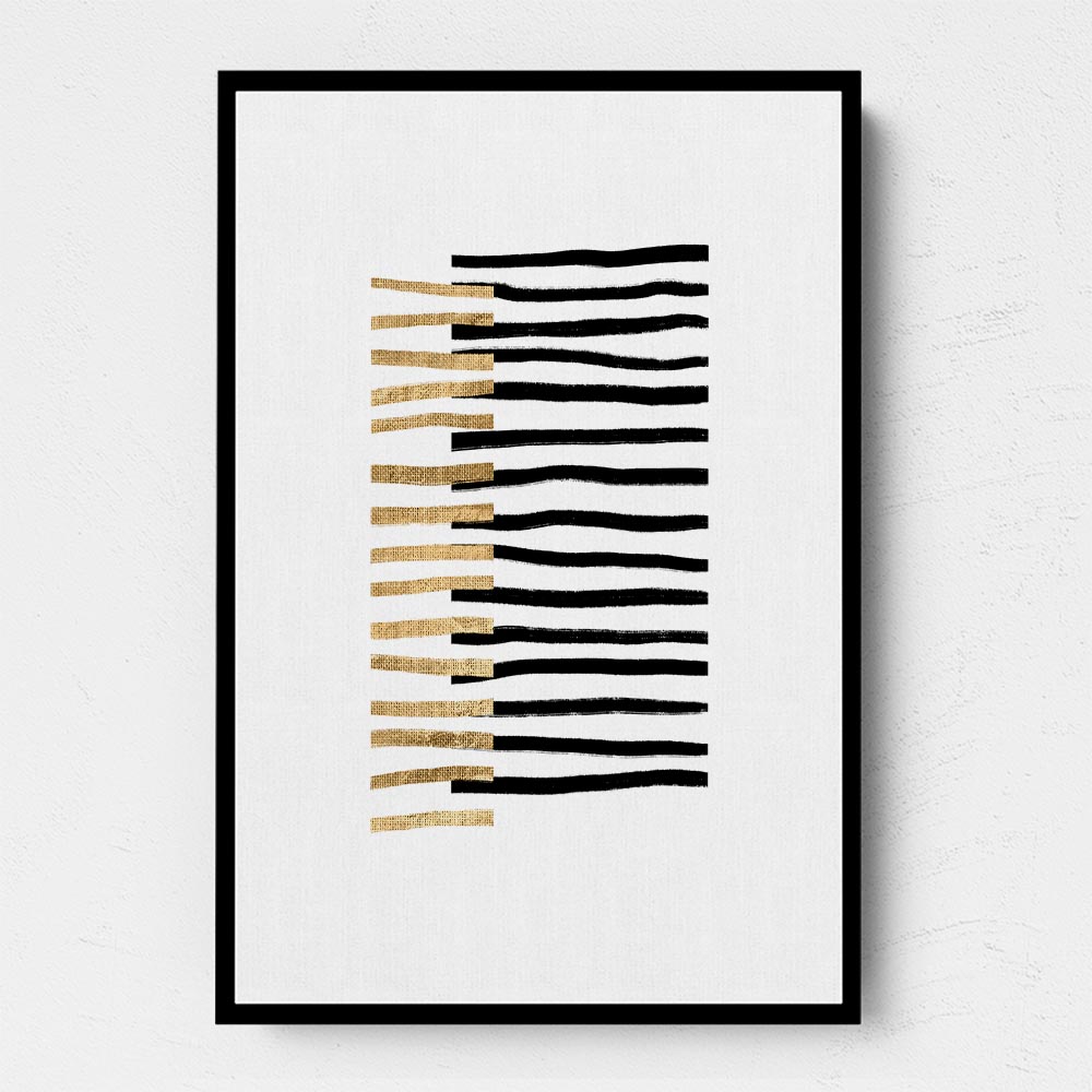 Gold on Black Lines Gold on Black Lines