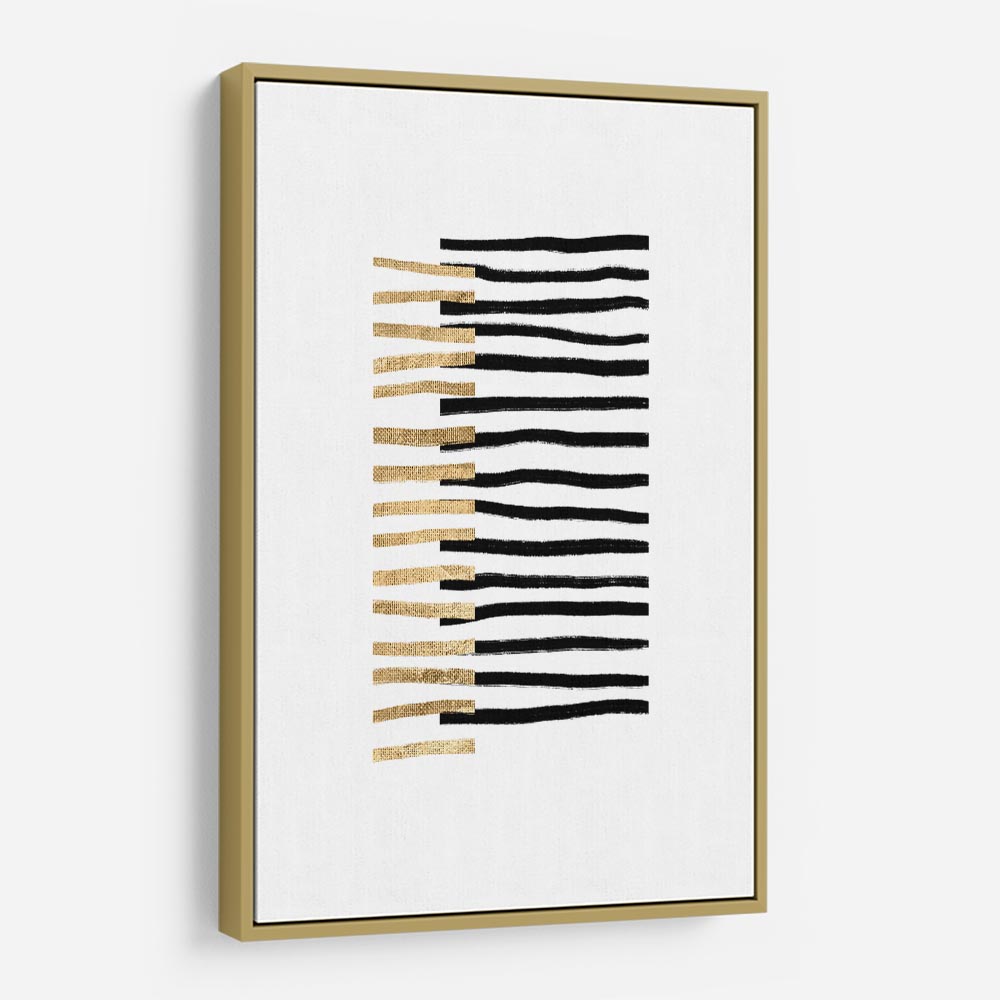 Gold on Black Lines Gold on Black Lines