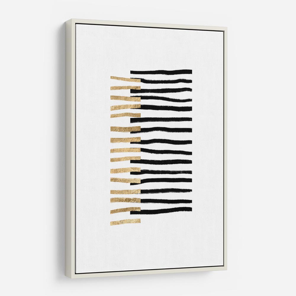 Gold on Black Lines Gold on Black Lines