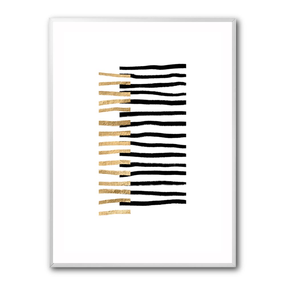 Gold on Black Lines Gold on Black Lines