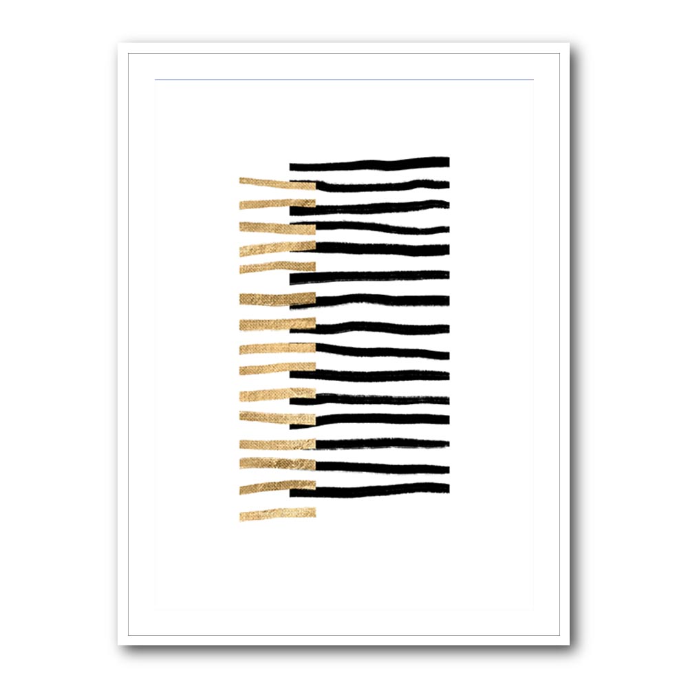 Gold on Black Lines Gold on Black Lines