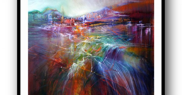Evening Shine Abstract Wall Art