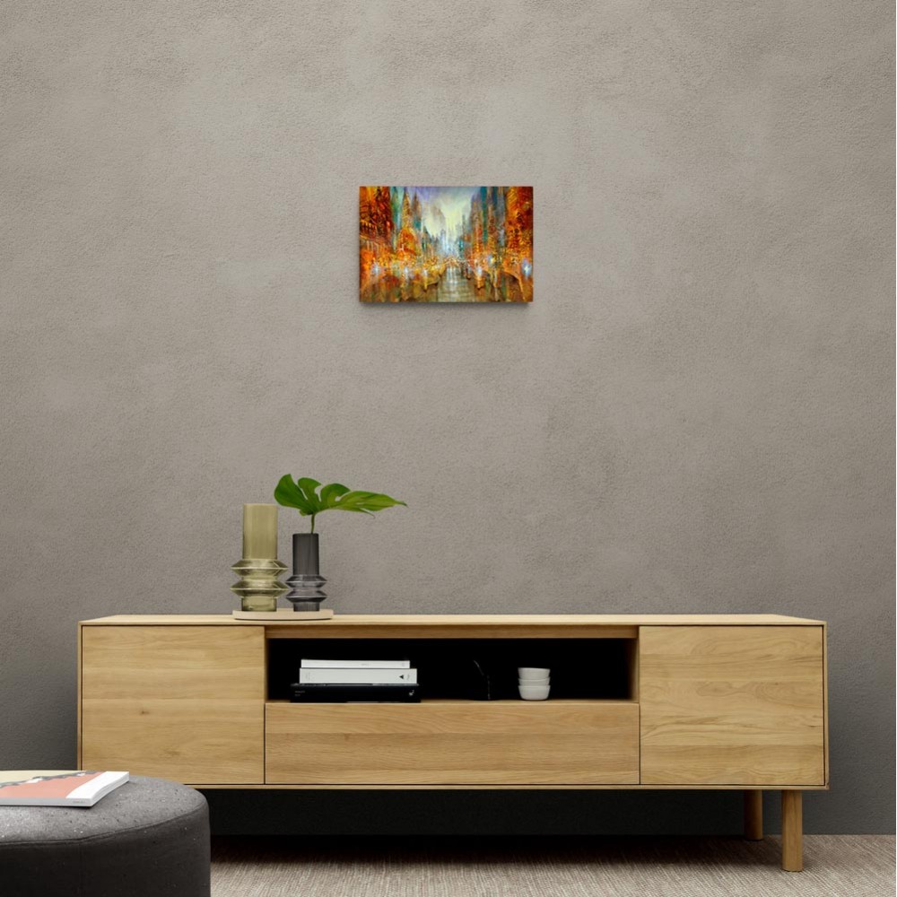 City of Lights Abstract Wall Art