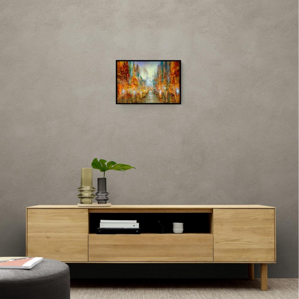 City of Lights Abstract Wall Art