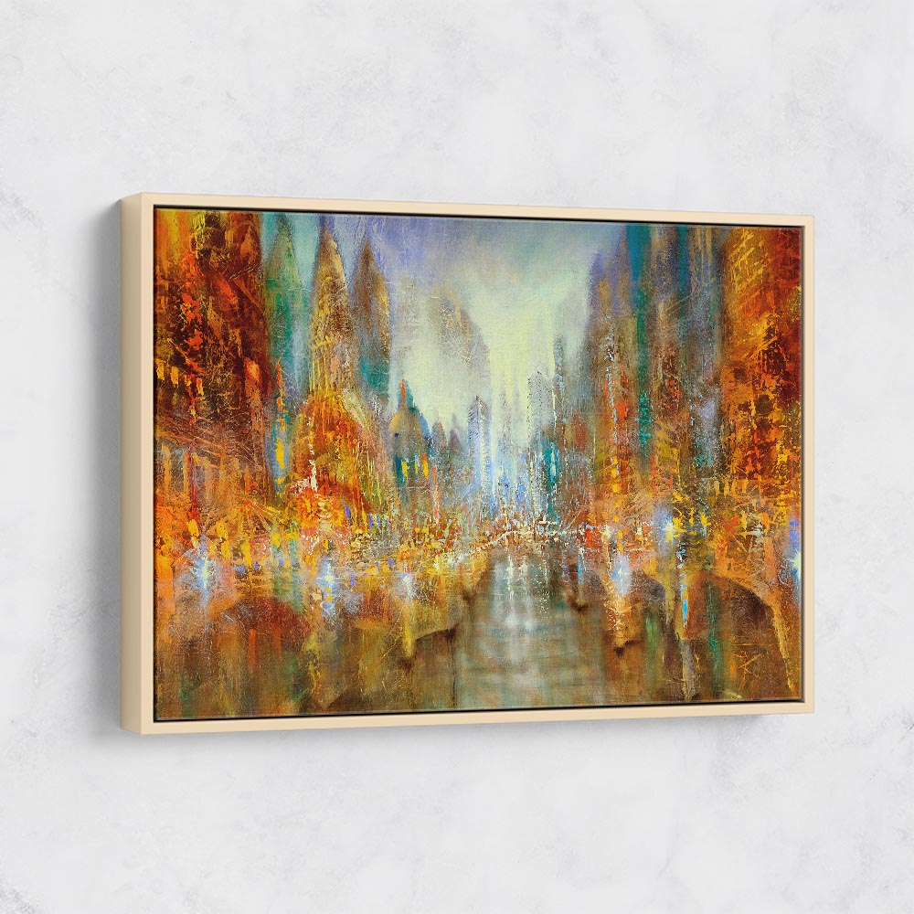 City of Lights Abstract Wall Art