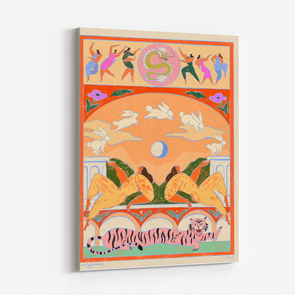 Rabbit Jumps Over the Moon