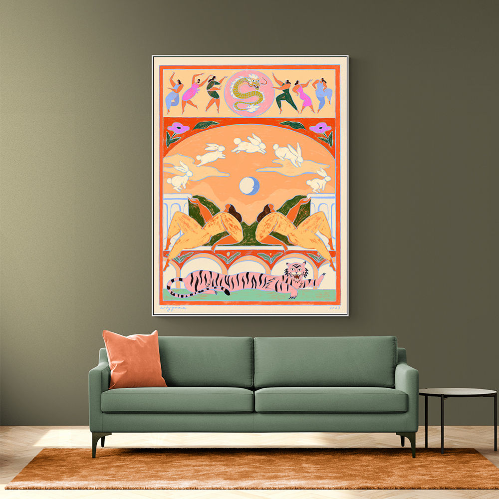 Rabbit Jumps Over the Moon