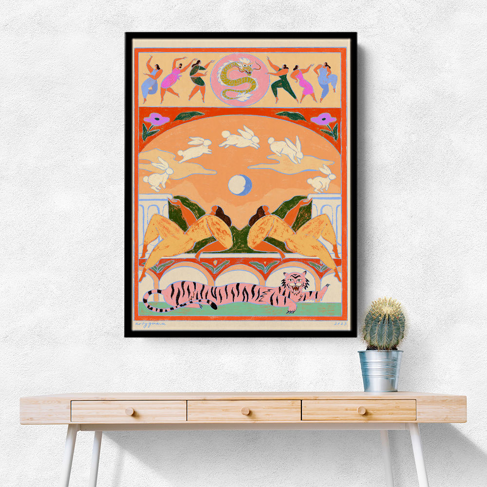 Rabbit Jumps Over the Moon