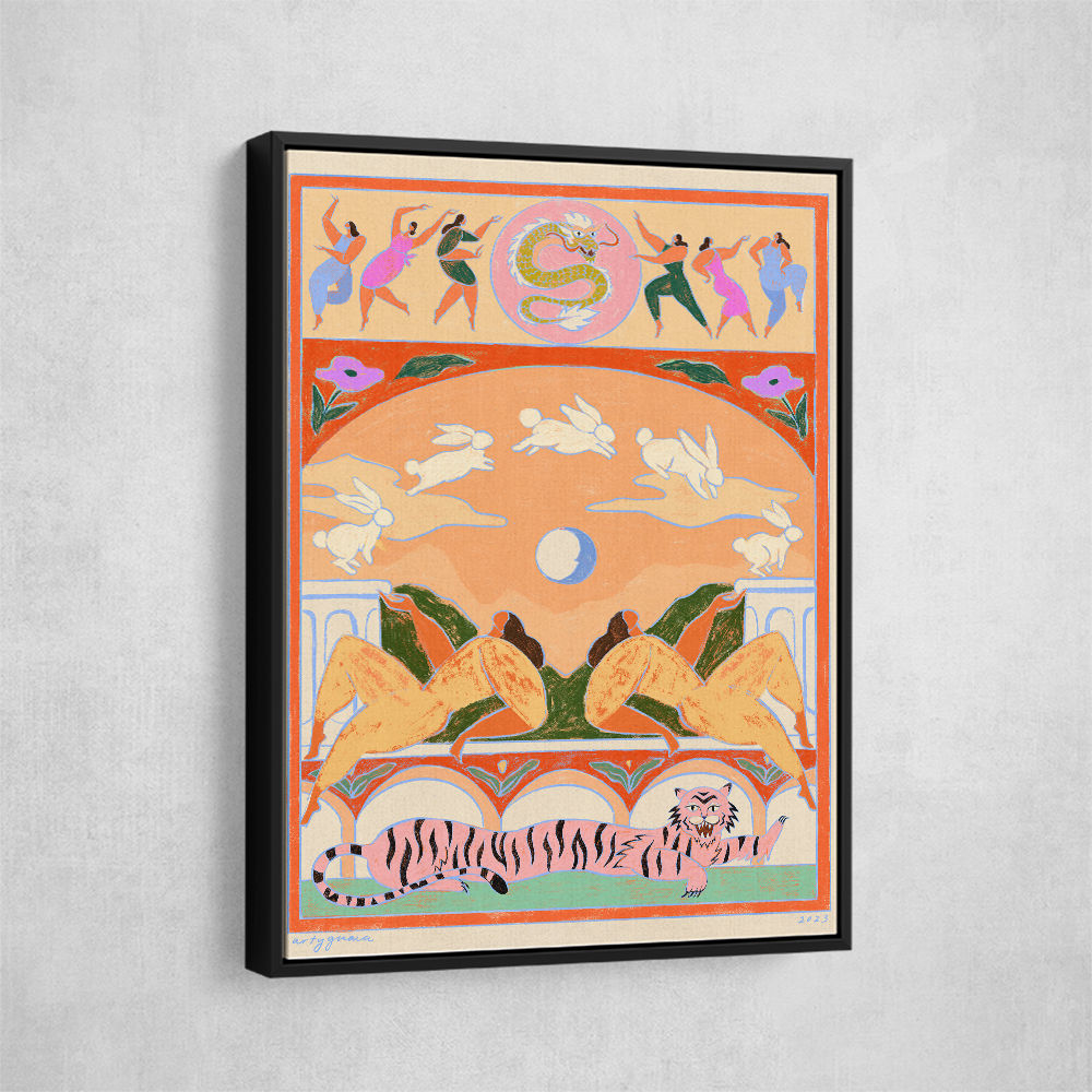 Rabbit Jumps Over the Moon