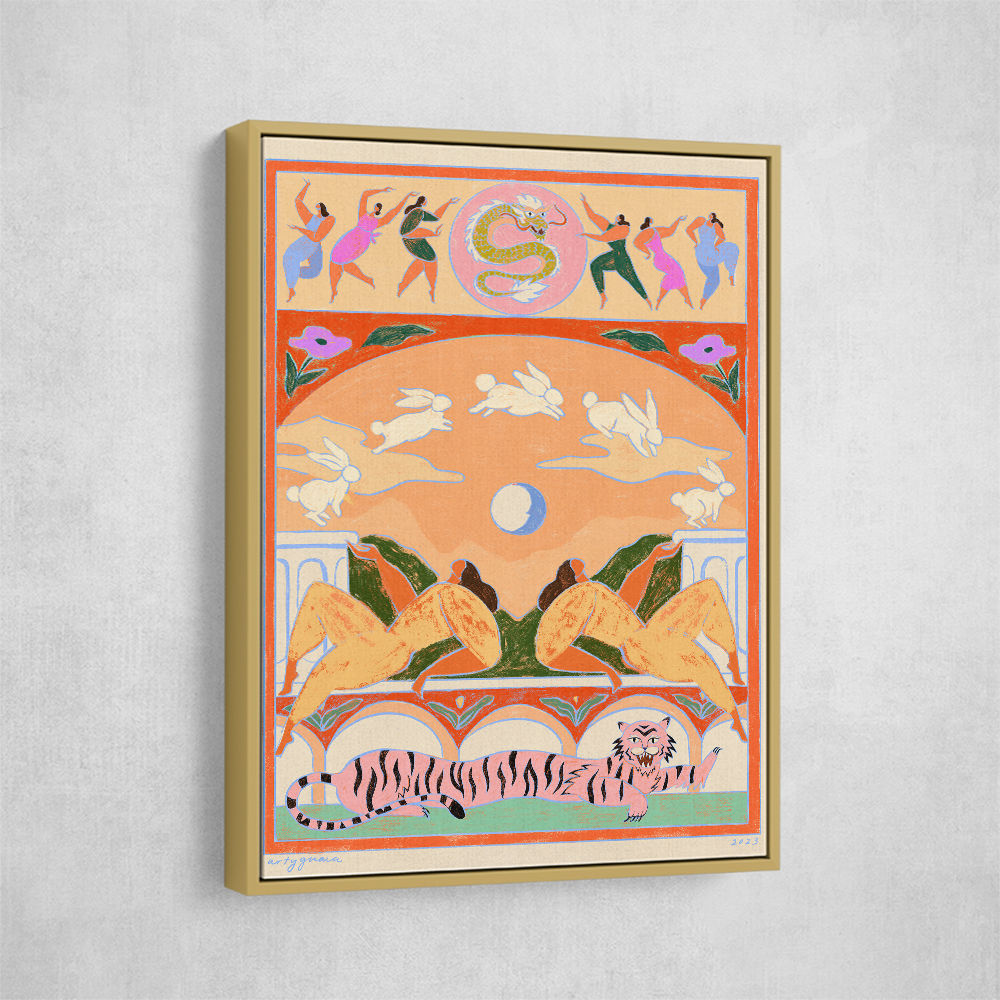 Rabbit Jumps Over the Moon